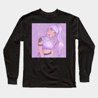 Lilac Long Sleeve T-Shirt